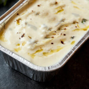 Molho Bechamel com Alho Poró