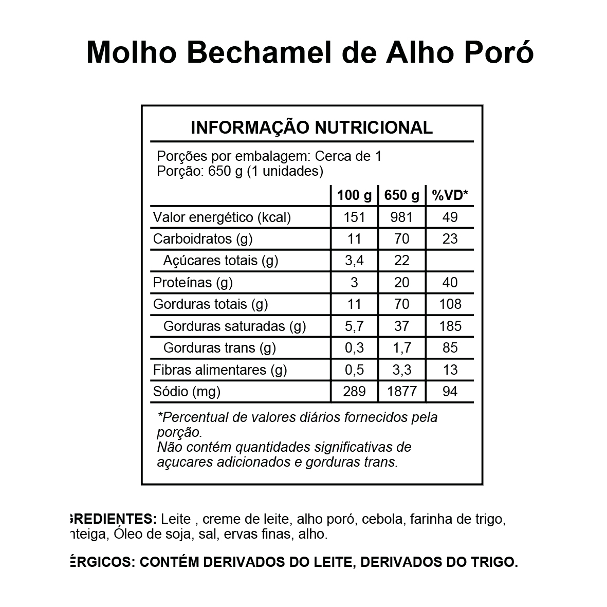 Molho Bechamel com Alho Poró - Imagem 2