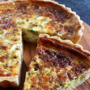 Quiche de Alho Poró