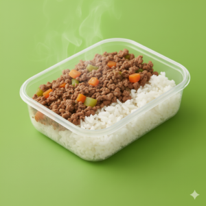 Carne moída com legumes