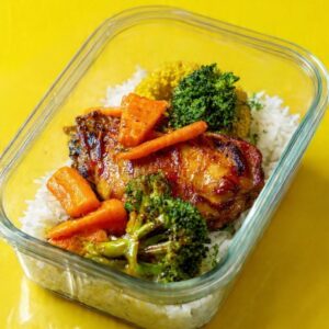 Contra coxa de frango assada