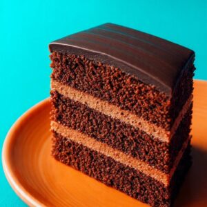 Fatia de Bolo de Chocolate